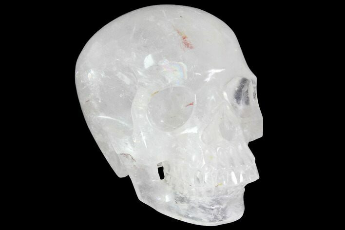 Realistic, Polished Quartz Crystal Skull #116693